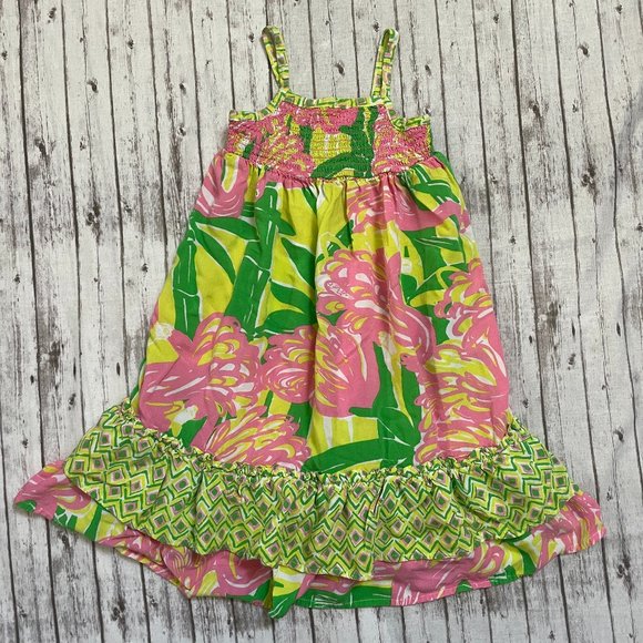 Lilly Pulitzer for Target Other - Lilly Pulitzer Target 20th Anniversary Collection 2T Pink Sun Dress Ruffle Hem